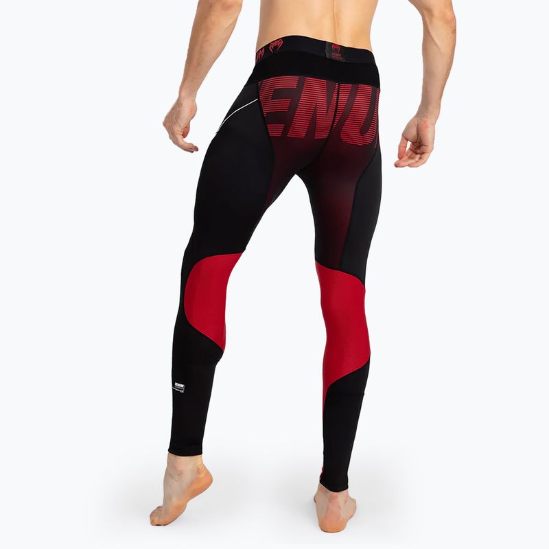 Легінси чоловічі Venum Adrenaline Spats black/red 3