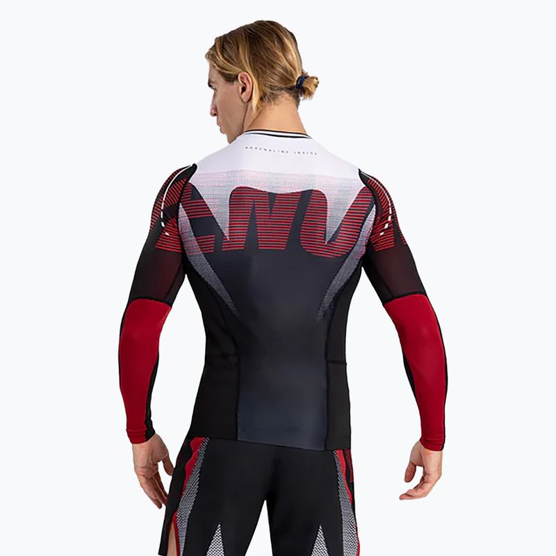 Кофта чоловіча Venum Adrenaline Rashguard black/red 3