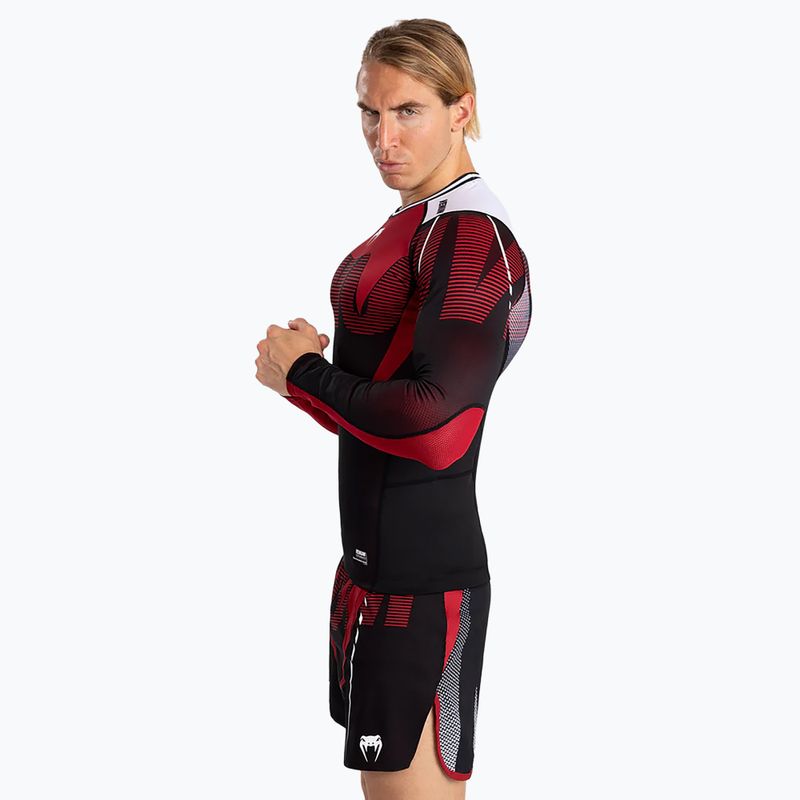 Кофта чоловіча Venum Adrenaline Rashguard black/red 4