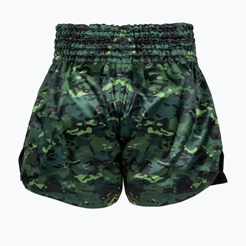 Шорти для тренувань чоловічі Venum Classic Muay Thai black/forest camo 2