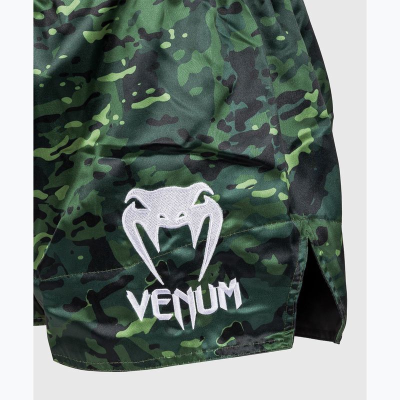 Шорти для тренувань чоловічі Venum Classic Muay Thai black/forest camo 5