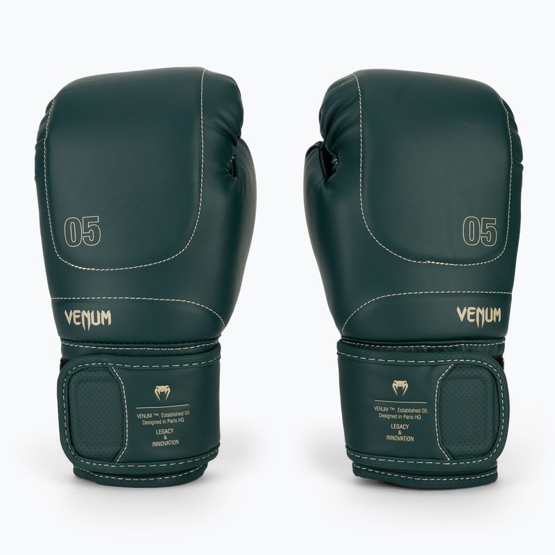 Рукавиці боксерські чоловічі Venum Impact Evo Boxing Gloves 16 OZ emerald green 2
