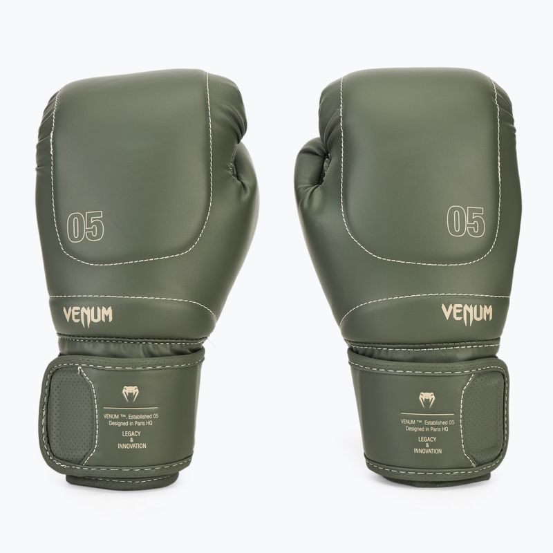 Рукавиці боксерькі Venum Impact Evo Boxing Gloves earth khaki