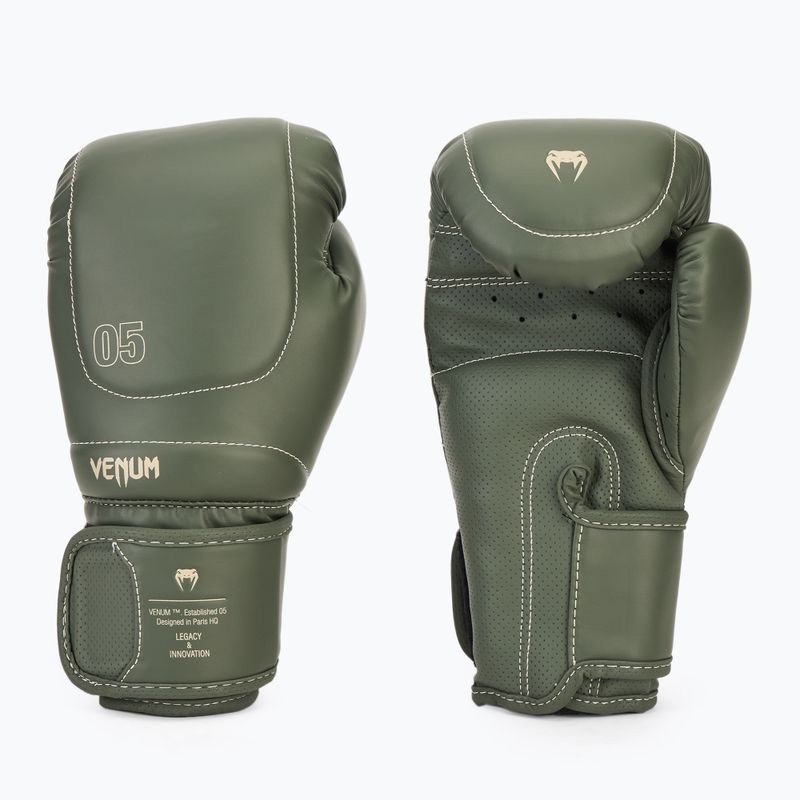 Рукавиці боксерькі Venum Impact Evo Boxing Gloves earth khaki 3