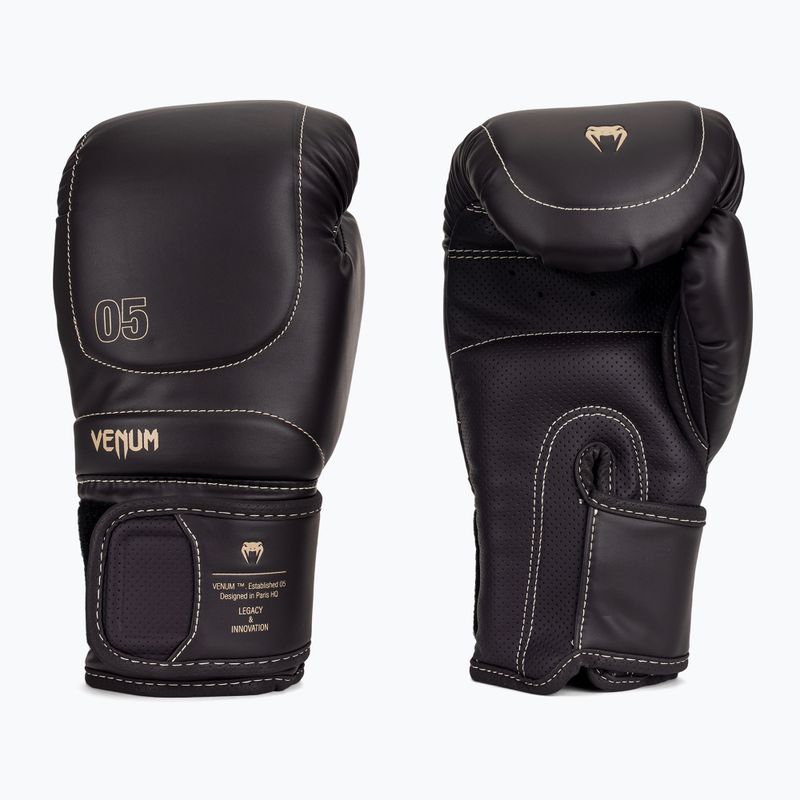 Рукавиці боксерські чоловічі Venum Impact Evo Boxing Gloves 14 OZ chocolate