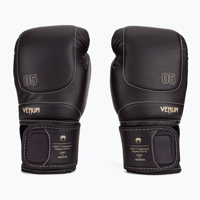 Рукавиці боксерські чоловічі Venum Impact Evo Boxing Gloves 14 OZ chocolate 2