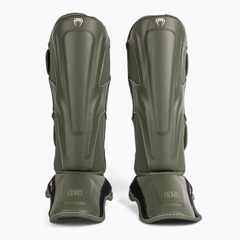 Захист гомілок та стоп чоловічий Venum Impact Evo military green