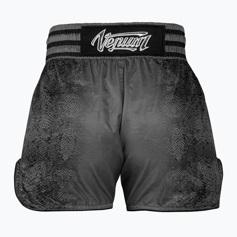 Шорти для тренувань жіночі Venum Amazonia Women’s Muay Thai dark grey 2