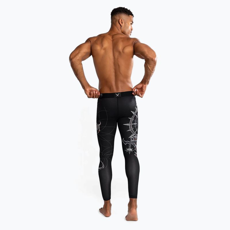 Легінси для тренувань чоловічі Venum Gladiator 5.0 Men's Spats black/silver 3