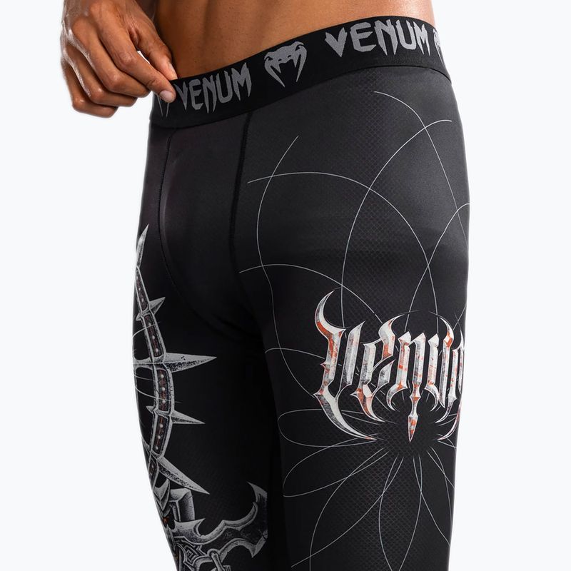 Легінси для тренувань чоловічі Venum Gladiator 5.0 Men's Spats black/silver 6