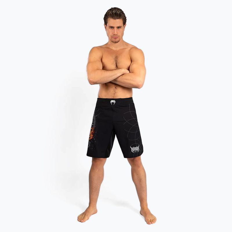 Шорти для тренувань чоловічі Venum Gladiator 5.0 Men’S Fight Shorts black/silver 2