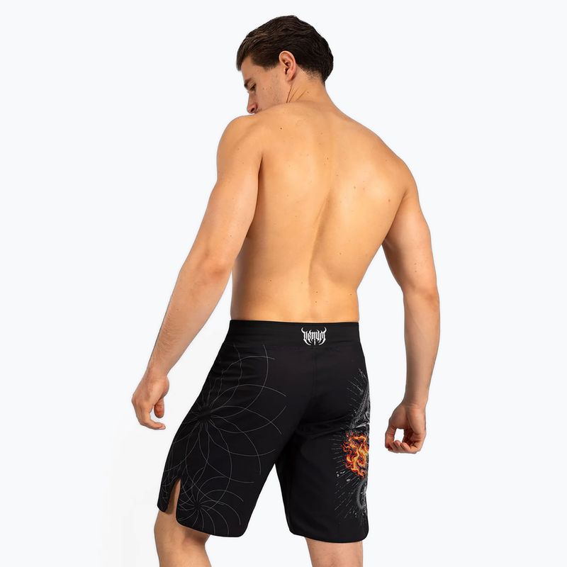 Шорти для тренувань чоловічі Venum Gladiator 5.0 Men’S Fight Shorts black/silver 3