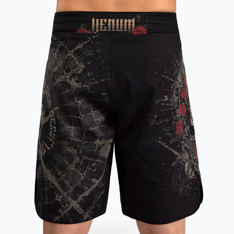 Шорти для тренувань чоловічі Venum Santa Muerte 5.0 Men’S Fight Shorts deep black/gold 3