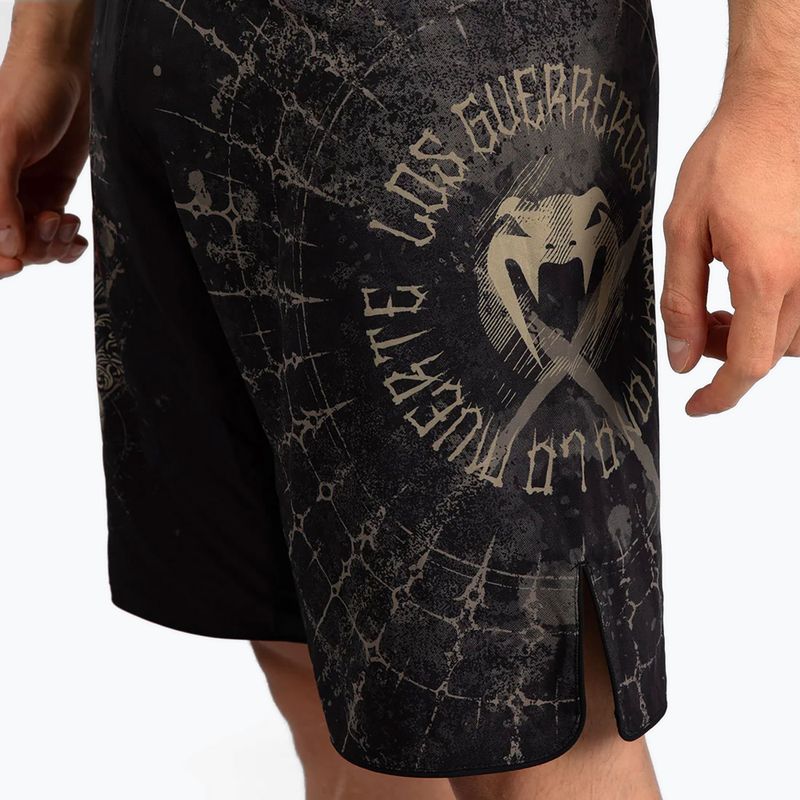 Шорти для тренувань чоловічі Venum Santa Muerte 5.0 Men’S Fight Shorts deep black/gold 7