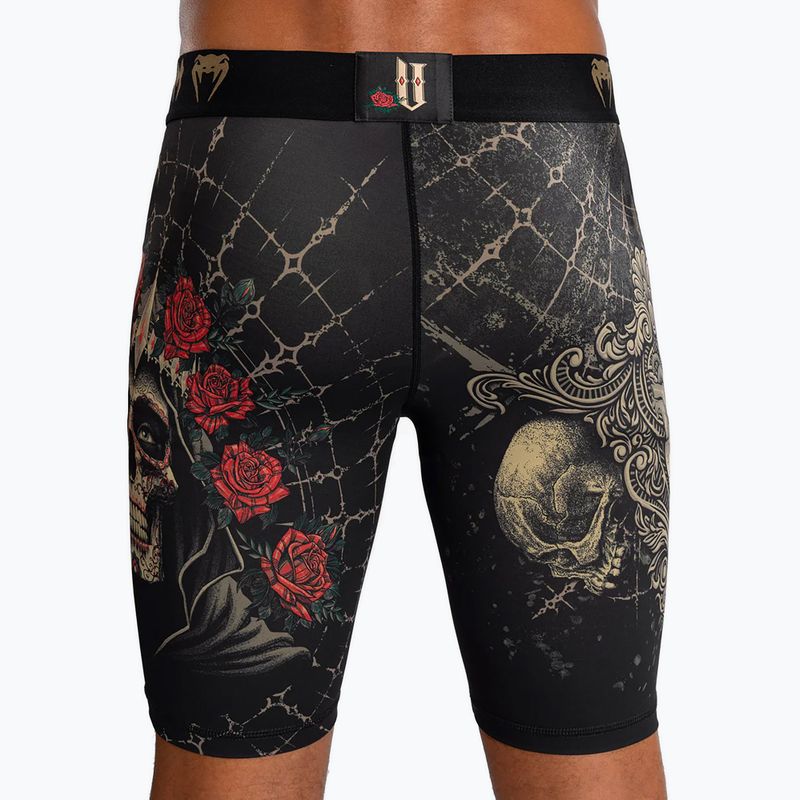 Шорти для тренувань чоловічі Venum Santa Muerte 5.0 Men’S Vale Tudo Shorts deep black/gold 7