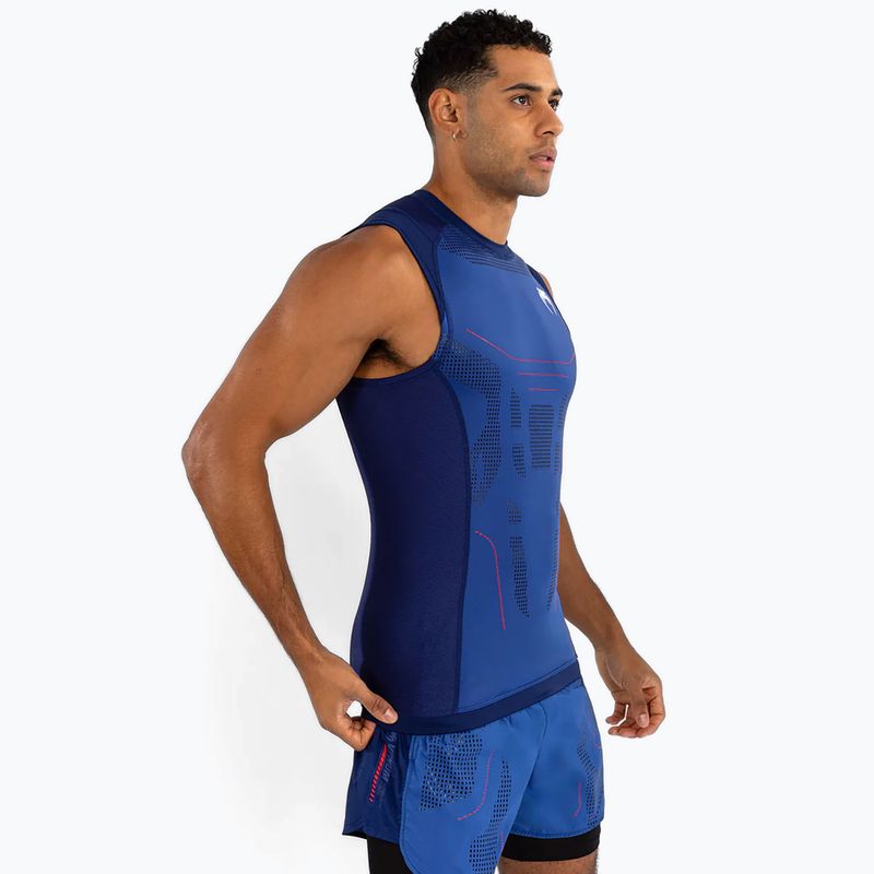 Рашгард топ чоловічий Venum Technical 3.0 Sleeveless Rashguard night blue 4