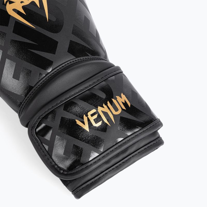 Рукавиці боксерські дитячі Venum Contender 1.5 XT Kids black/gold 3