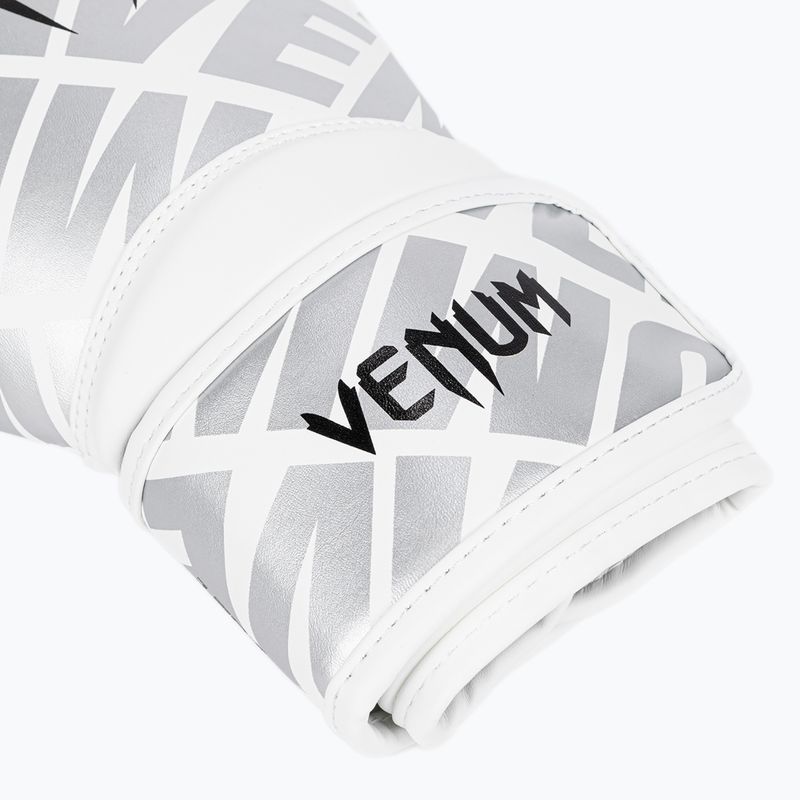 Боксерські рукавички Venum Contender 1.5 XT Kids білі/сріблясті 3