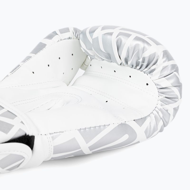 Боксерські рукавички Venum Contender 1.5 XT Kids білі/сріблясті 4