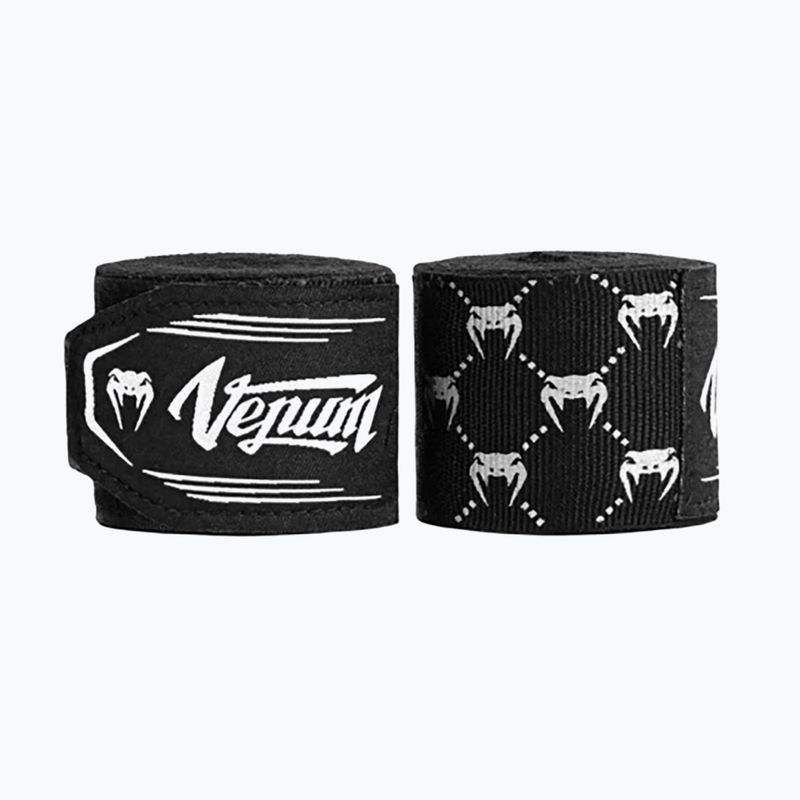 Боксерські бинти Venum Hand Wraps чорний/білий