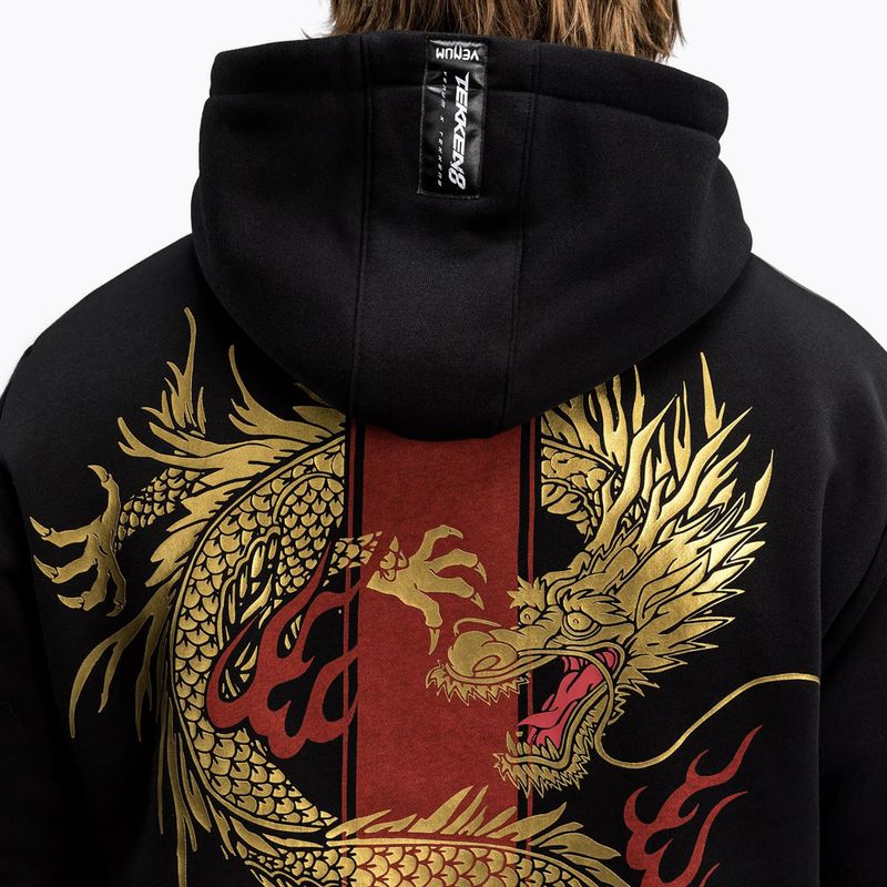 Кофта чоловіча Venum X Tekken 8 - Marshall Law Hoodie black/red/gold 7