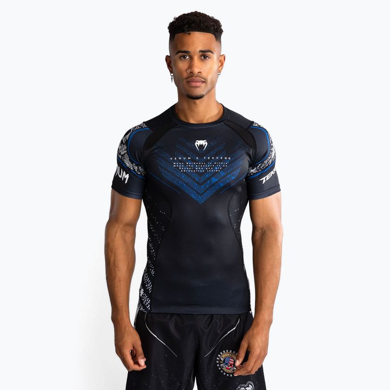 Рашгард чоловічий Venum X Tekken 8 - Paul Phoenix Rashguard black/blue 4