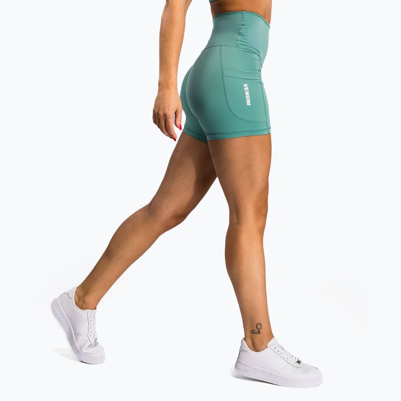 Шорти для тренувань жіночі Venum Essential Women'S Bike Shorts aqua green 3