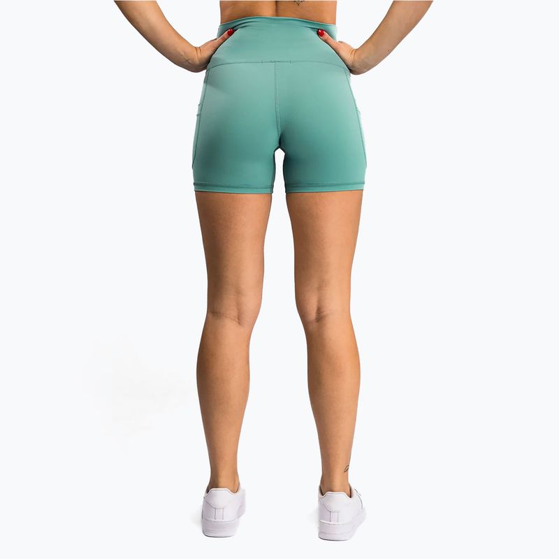 Шорти для тренувань жіночі Venum Essential Women'S Bike Shorts aqua green 4