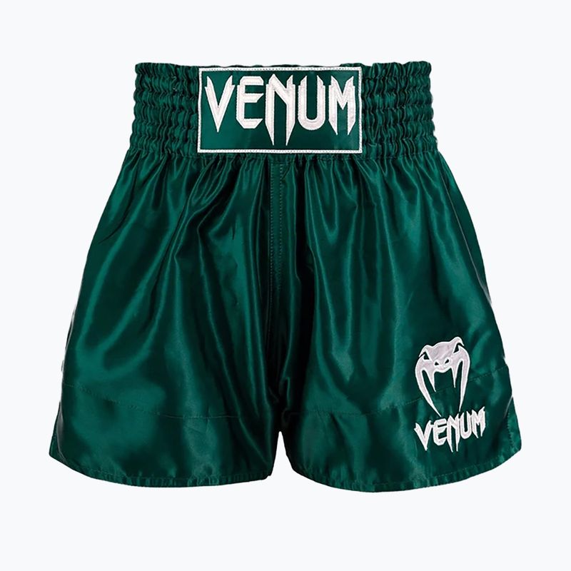 Чоловічі тренувальні шорти Venum Classic Muay Thai deep forest зелені