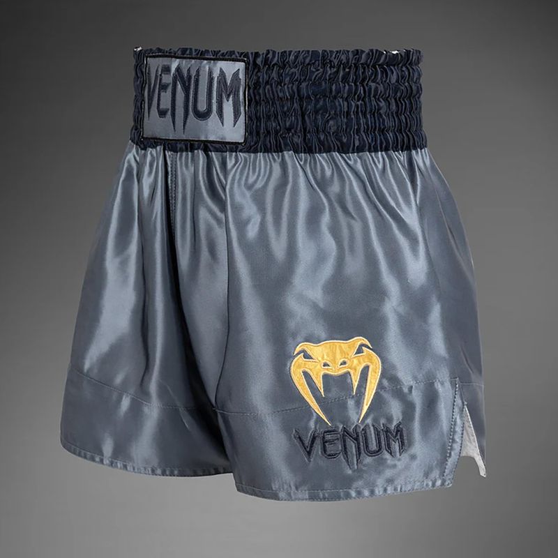 Шорти для тренувань чоловічі Venum Classic Muay Thai grey 3