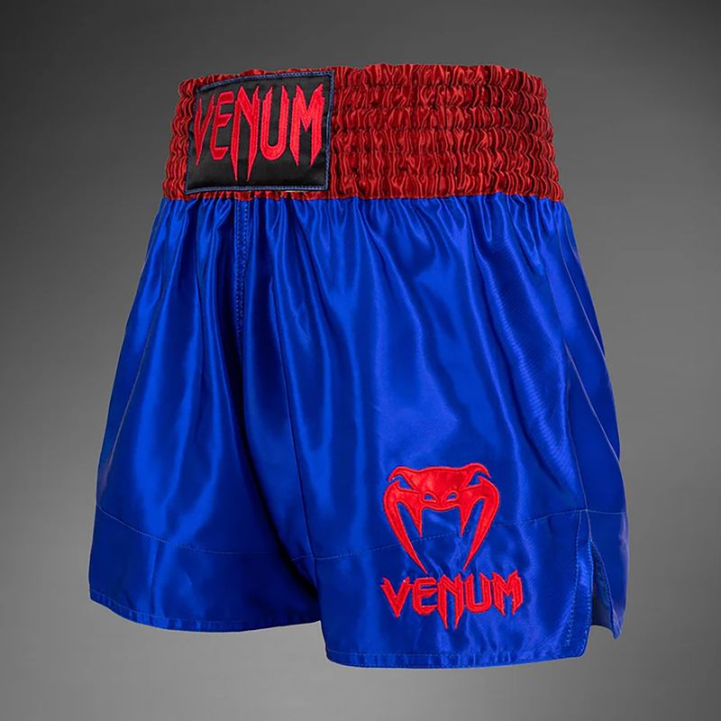 Чоловічі тренувальні шорти Venum Classic Muay Thai темно-сині/червоні 3
