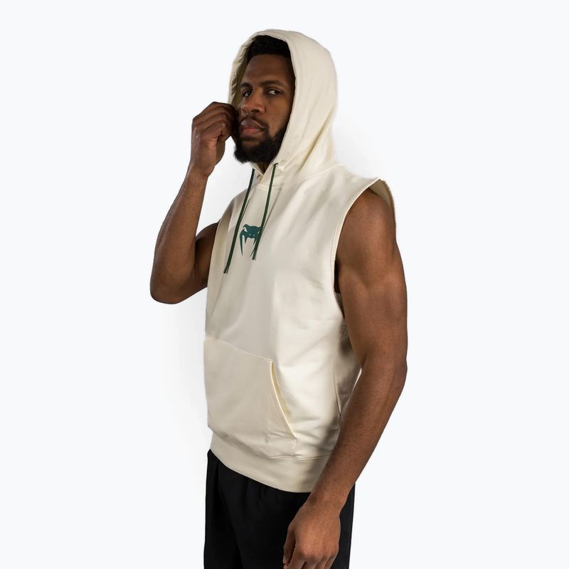 Кофта чоловіча Venum Sparring Sleeveless Hoodies vanilla 3