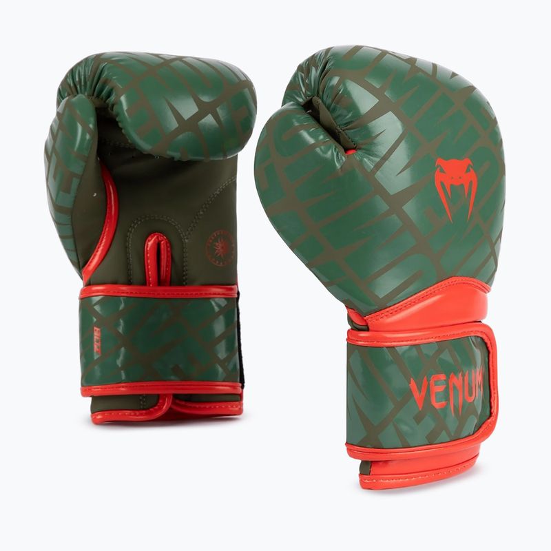 Рукавиці боксерські дитячі Venum Contender 1.5 XT Kids army green 2