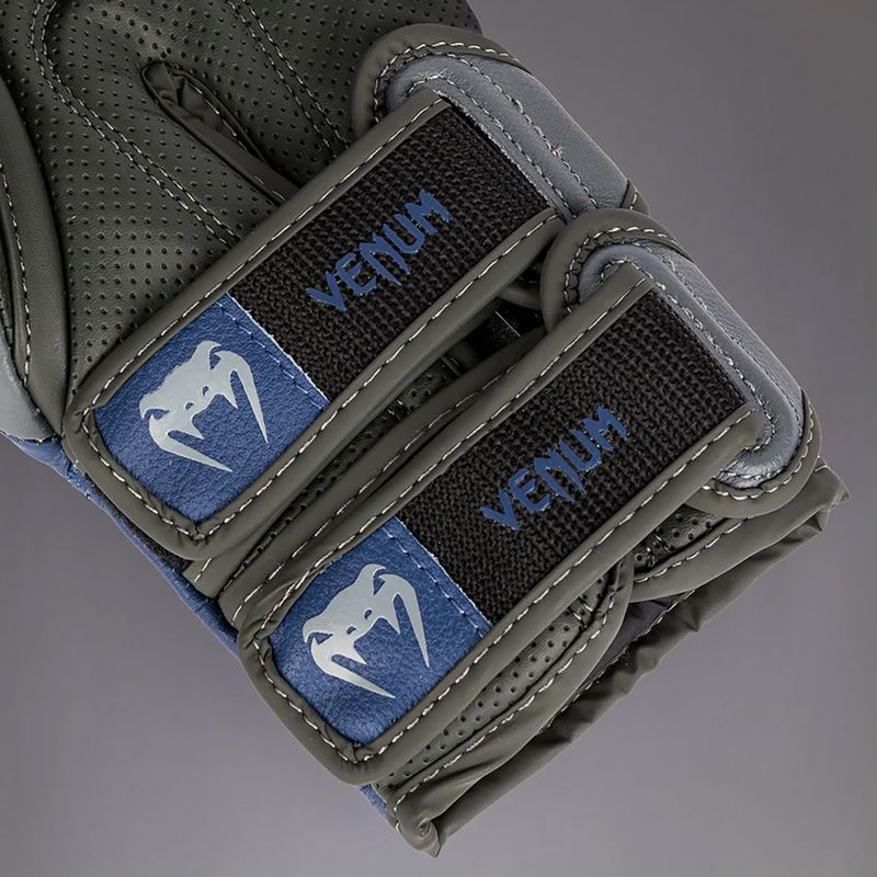 Рукавиці боксерські Venum Reverso Boxing storm grey/royal blue 5