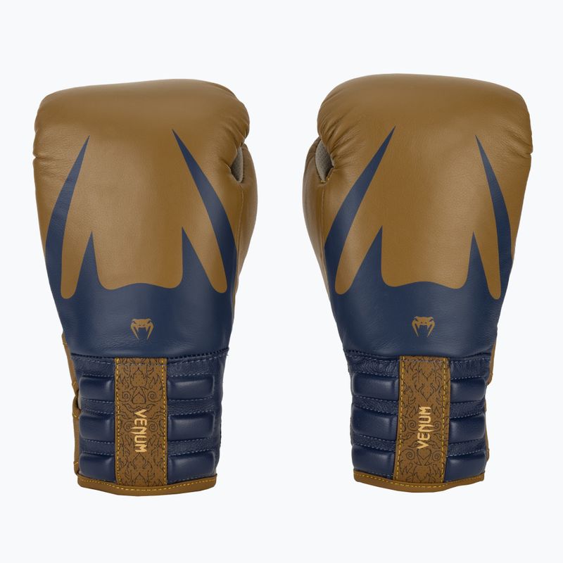 Рукавиці боксерські Venum Reverso Boxing emerald green/gold 2