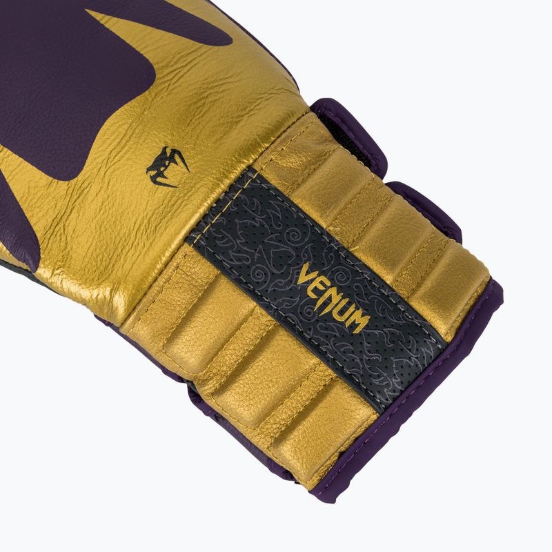 Рукавиці боксерські Venum Reverso Boxing dark purple/gold 6