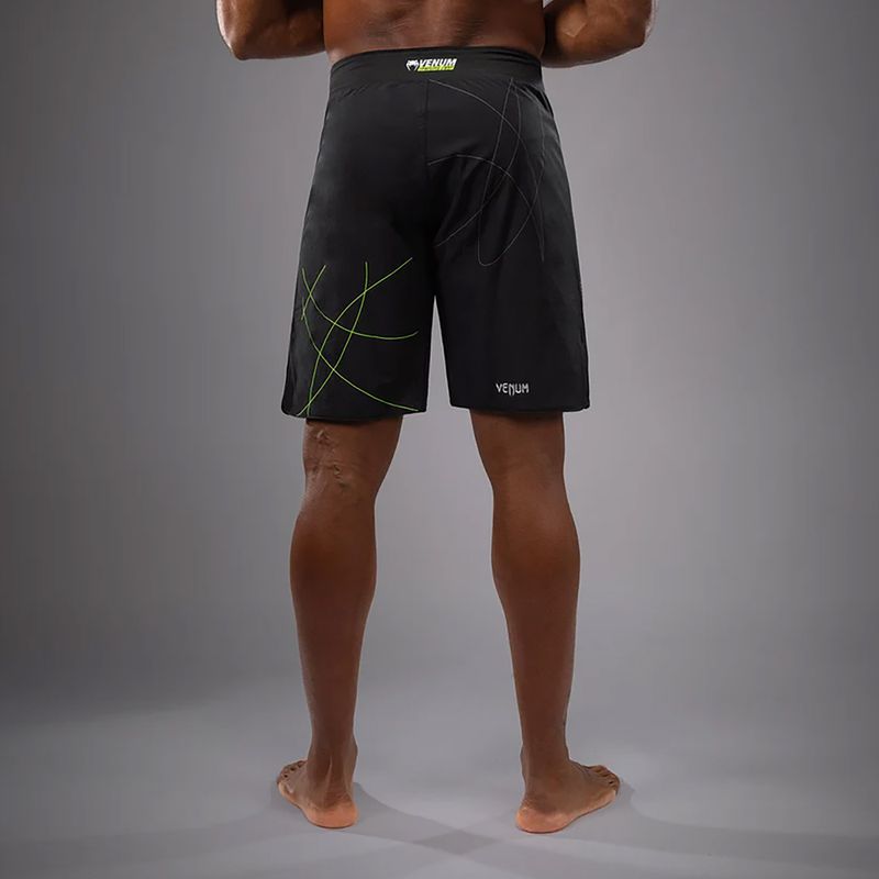 Шорти для тренувань чоловічі Venum Training Camp 4.0 black/neo green 3