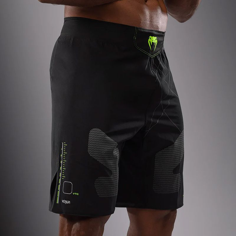 Шорти для тренувань чоловічі Venum Training Camp 4.0 black/neo green 6