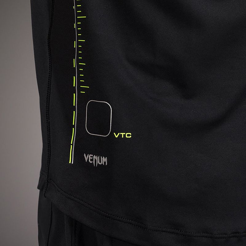 Футболка для тренувань чоловіча Venum Training Camp black/neo green 5
