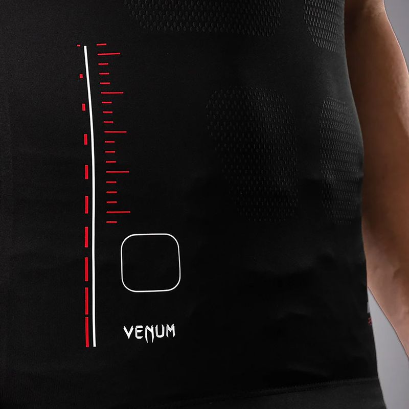 Футболка для тренувань чоловіча Venum Tactical XT 05522 Rashguards black/fire red 7