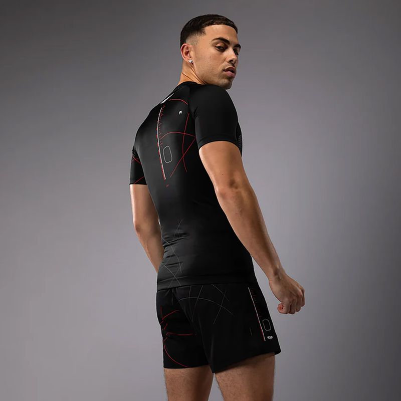 Футболка для тренувань чоловіча Venum Tactical XT Rashguards black/fire red 4