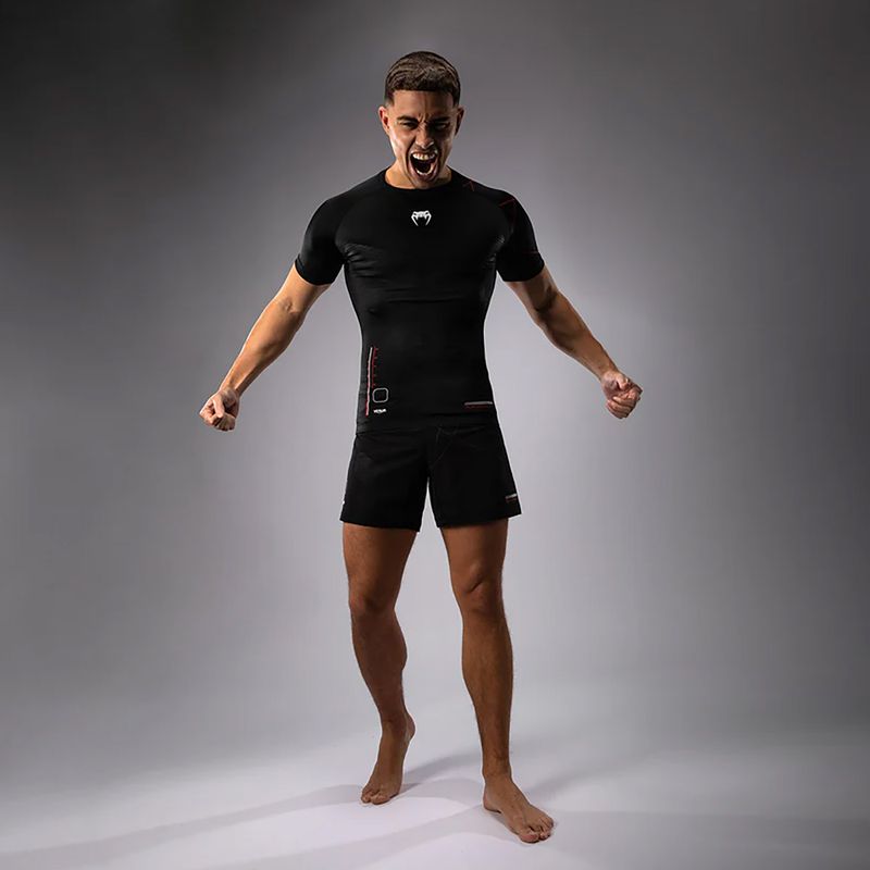Футболка для тренувань чоловіча Venum Tactical XT Rashguards black/fire red 5