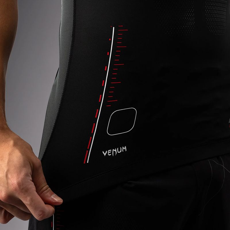 Футболка для тренувань чоловіча Venum Tactical XT Rashguards black/fire red 10