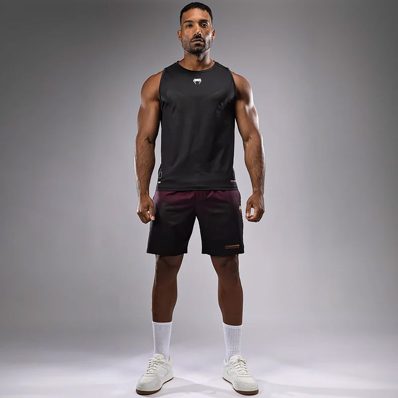 Футболка для тренувань Venum Tactical XT Tank black/fire red 3
