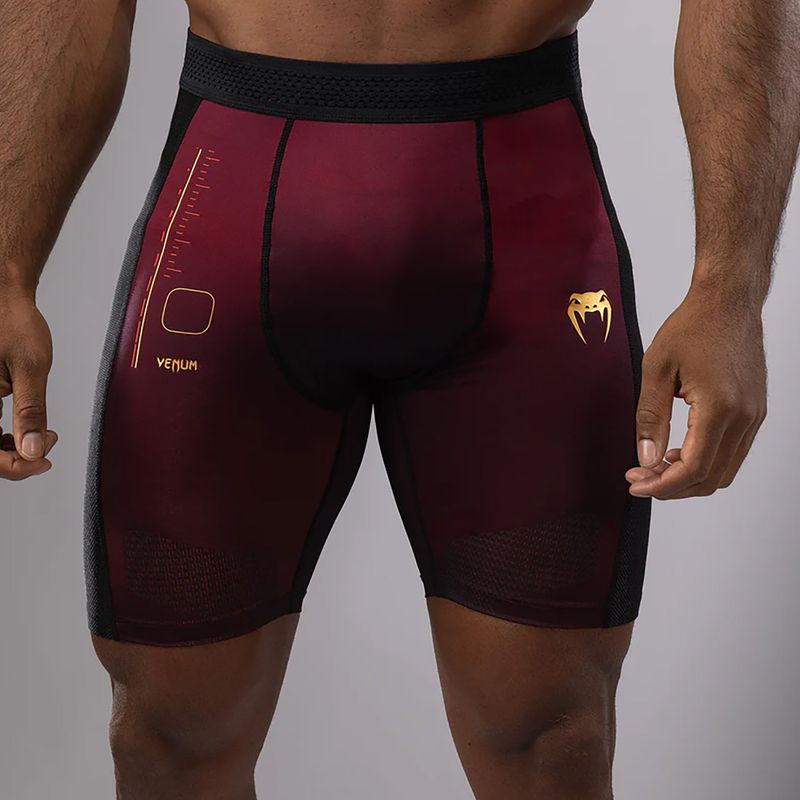 Шорти для тренувань чоловічі Venum Tactical XT Vale Tudo black/burgundy/gold 6