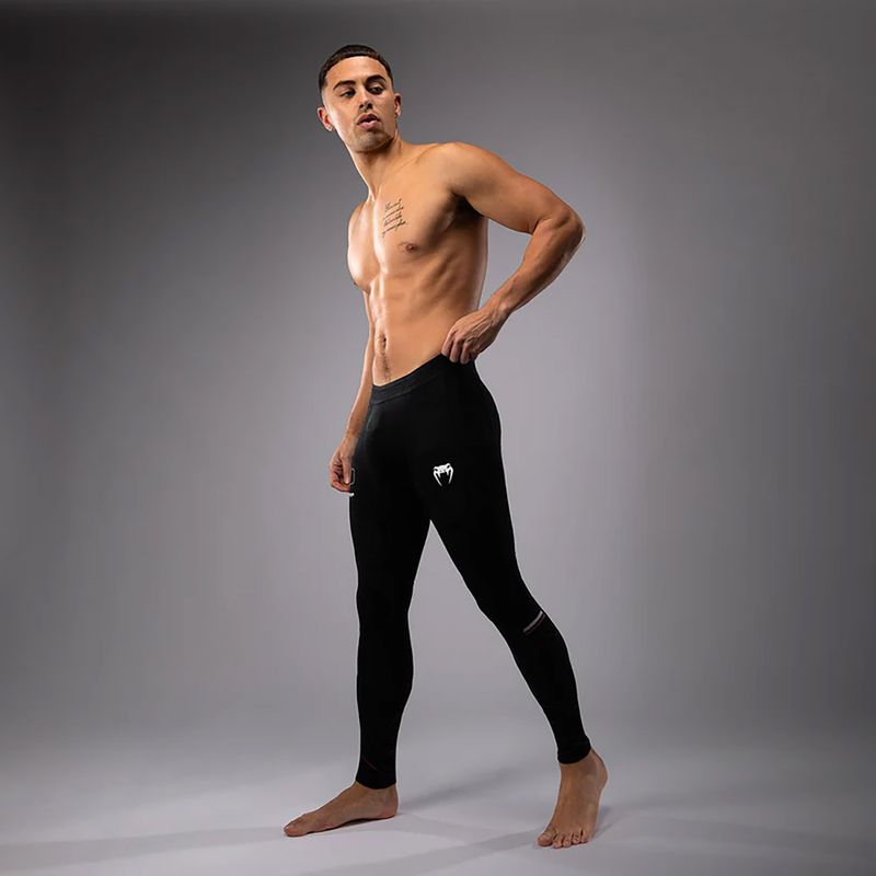 Легінси для тренувань чоловічі Venum Tactical XT Spats black/fire red 4