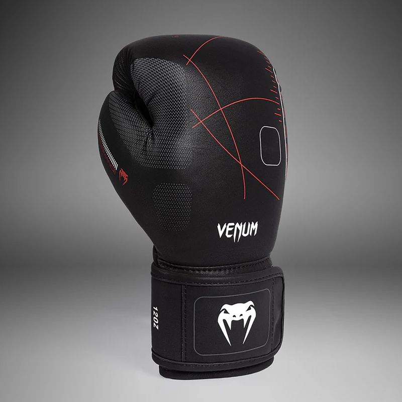 Рукавиці боксерські Venum Tactical XT black/fire red 4
