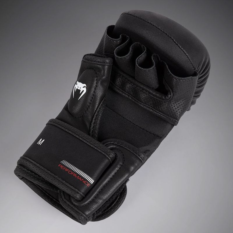 Рукавиці спарингові Venum Tactical XT black/fire red 4