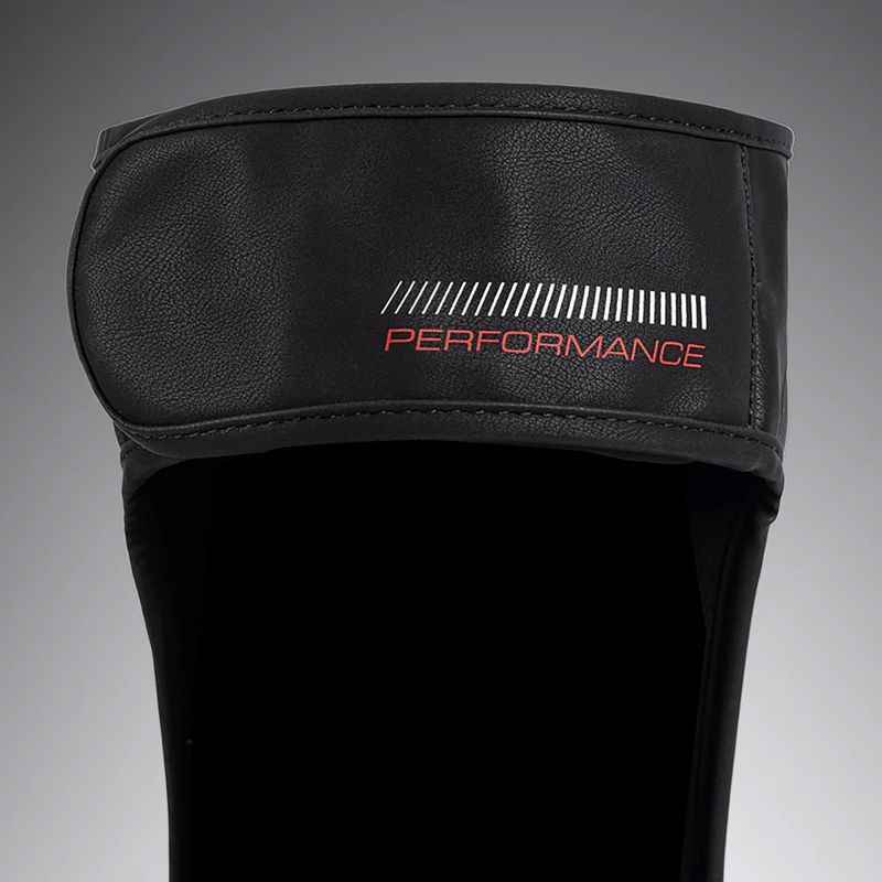 Жіночі захисні наколінники Venum Tactical XT Shinguards чорні/вогненно-червоні для гомілки та стопи 6