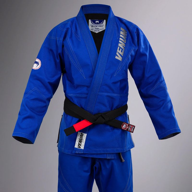 ГІ для бразильського джиу-джитсу Venum Elite 5.0 royal blue 3
